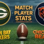 Green Bay Packers Vs Chicago Bears Match Player Stats