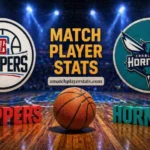 La Clippers Vs Charlotte Hornets Match Player Stats