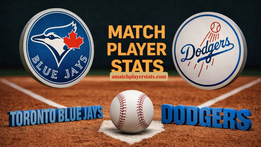 Toronto Blue Jays Vs Dodgers Match Player Stats