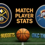 denver nuggets vs okc thunder match player stats