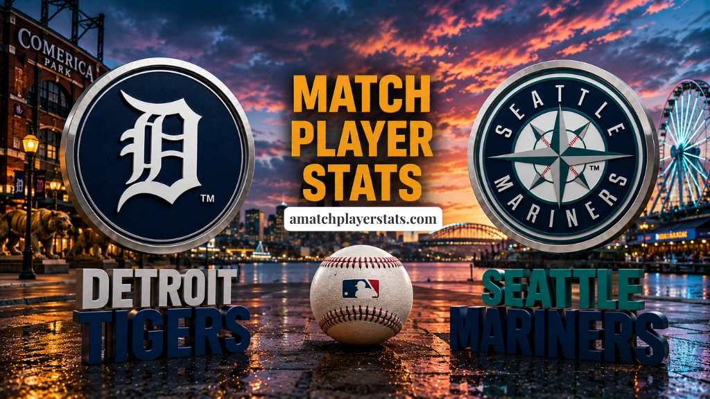 Detroit Tigers Vs Seattle Mariners Match Player Stats