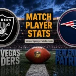 Las Vegas Raiders Vs New England Patriots Match Player Stats
