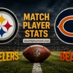 Pittsburgh Steelers Vs Chicago Bears Match Player Stats