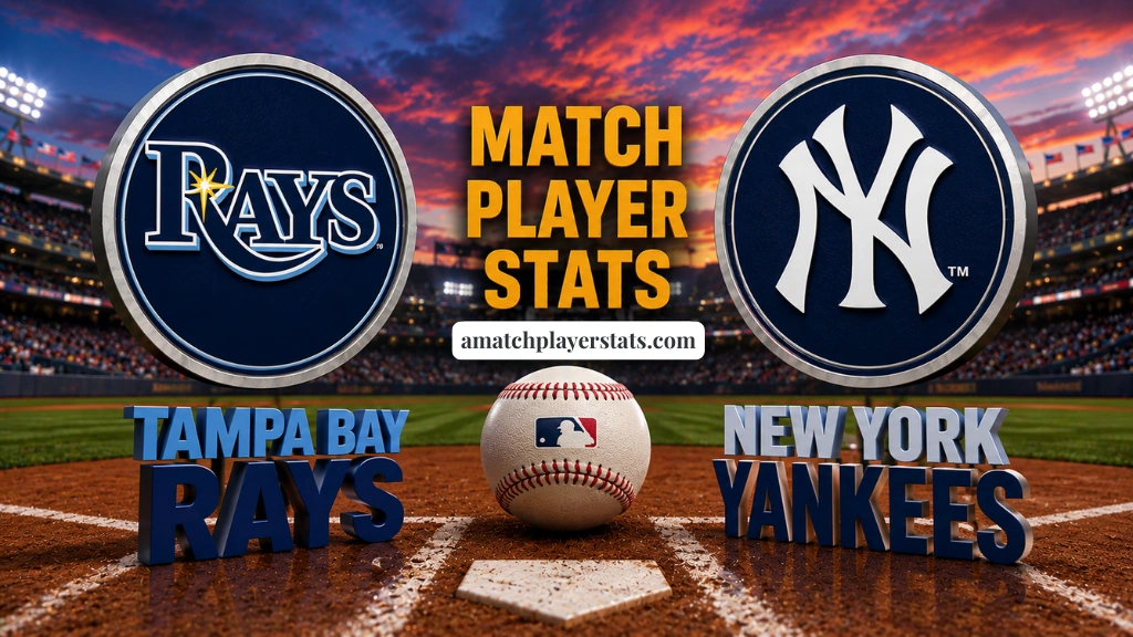 Tampa Bay Rays Vs New York Yankees Match Player Stats
