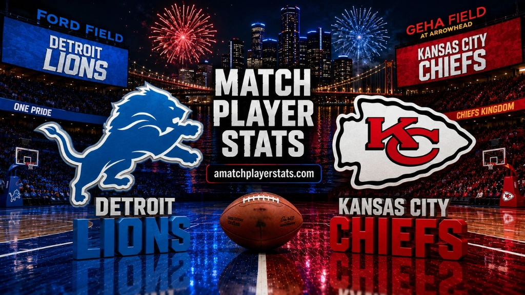 Detroit Lions Vs Kansas City Chiefs Match Player Stats