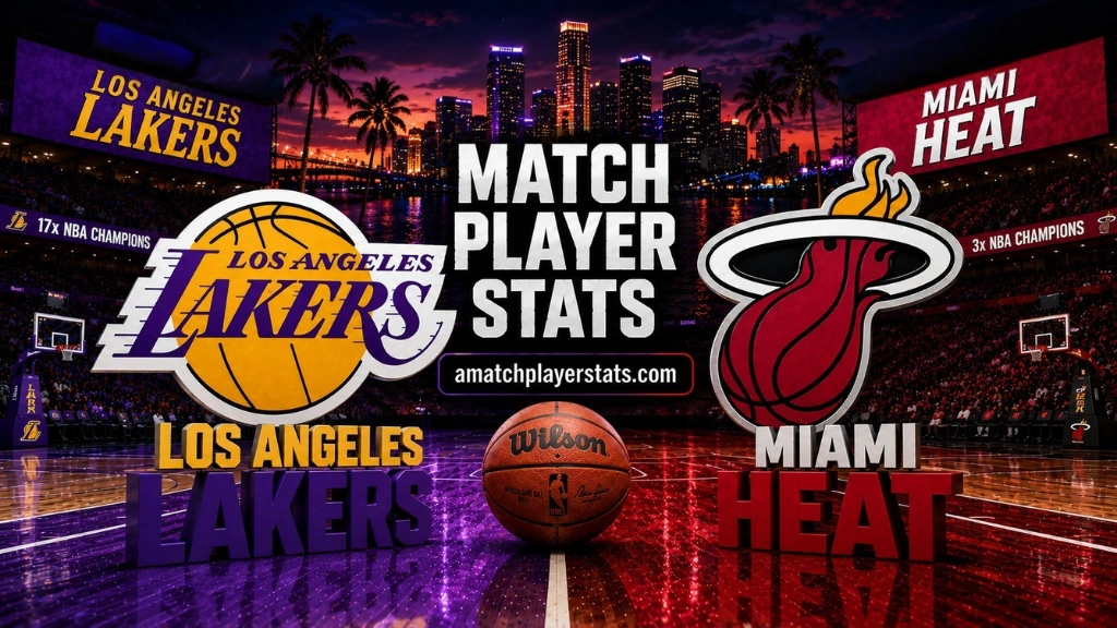Lakers Vs Miami Heat Match Player Stats