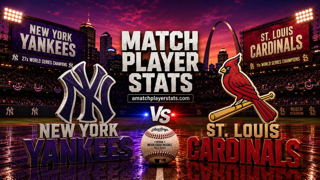 New York Yankees Vs St. Louis Cardinals Match Player Stats: Comprehensive Series Breakdown