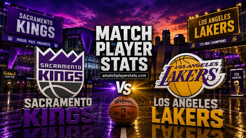 Sacramento Kings Vs Lakers Match Player Stats: Clutch 128-104 Lakers Blowout Win