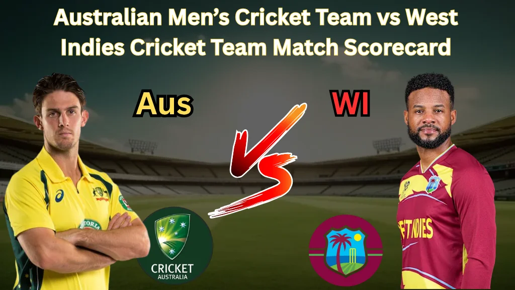 Australian Men’s Cricket Team vs West Indies Cricket Team Match Scorecard: Australia Seal 5-0 Sweep with Clinical Chase