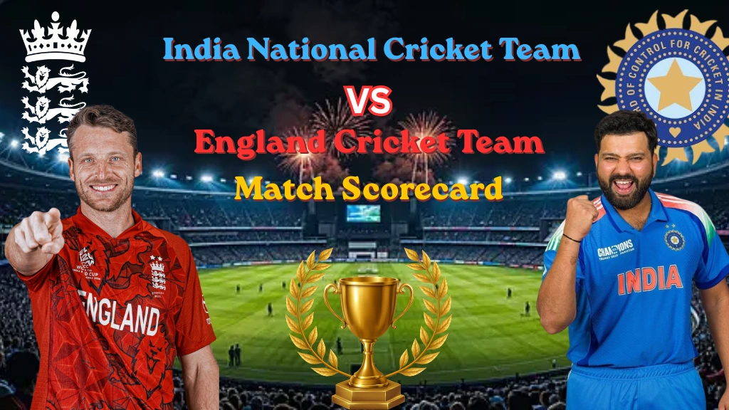 India National Cricket Team vs England Cricket Team Match Scorecard – England Win by 27 Runs at Lord’s