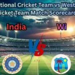 Complete India National Cricket Team vs West Indies Cricket Team Match Scorecard | 1st ODI 2026